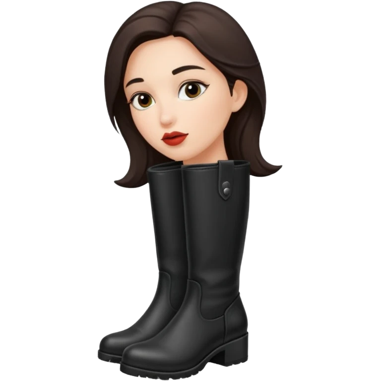 kiss femdom boot emoji