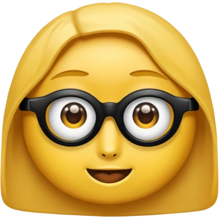 Сгенерируй очки с интересной стилизацией, формат как у обычных эмоджи  emoji
