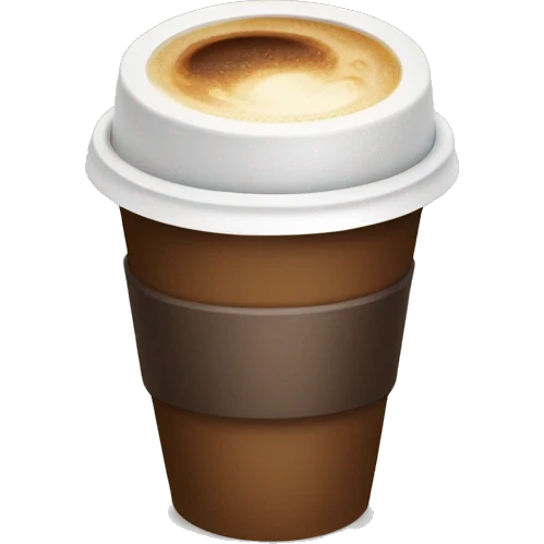 A cup of coffee-to-go emoji