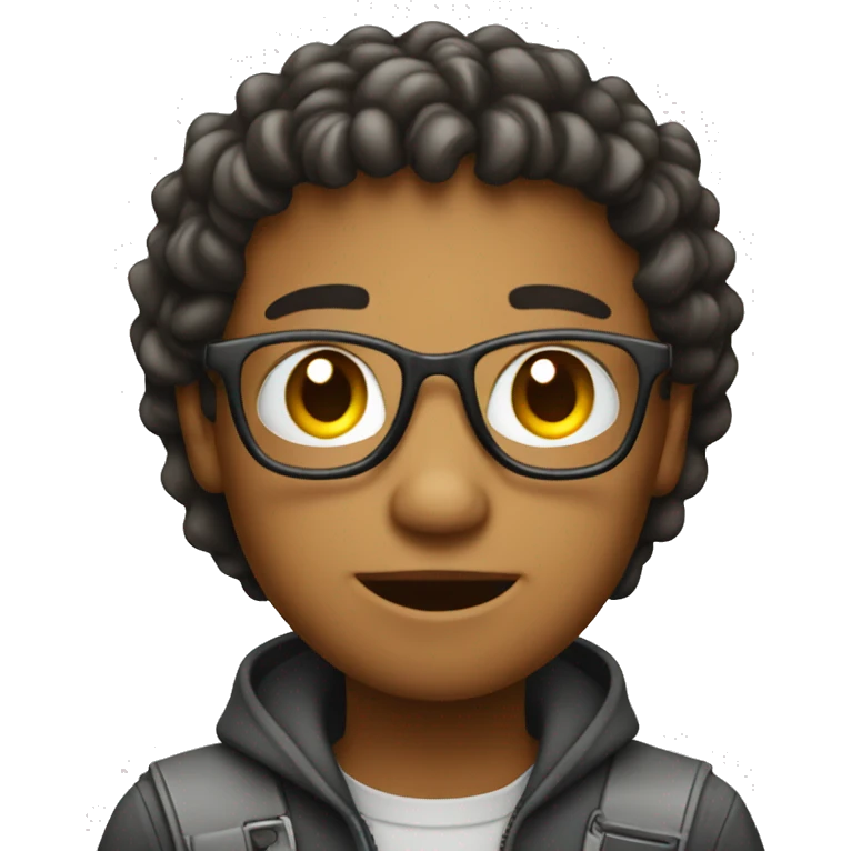 Young web developer with Mac  emoji