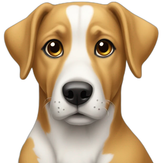 chien sur une maison emoji