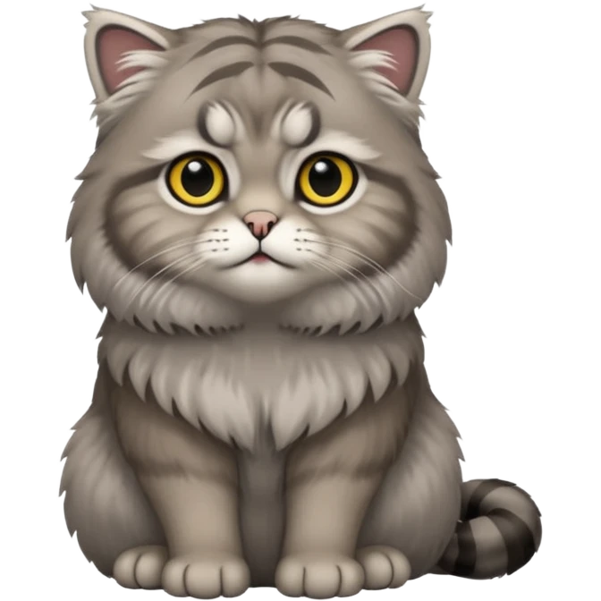 a Pallas's cat emoji