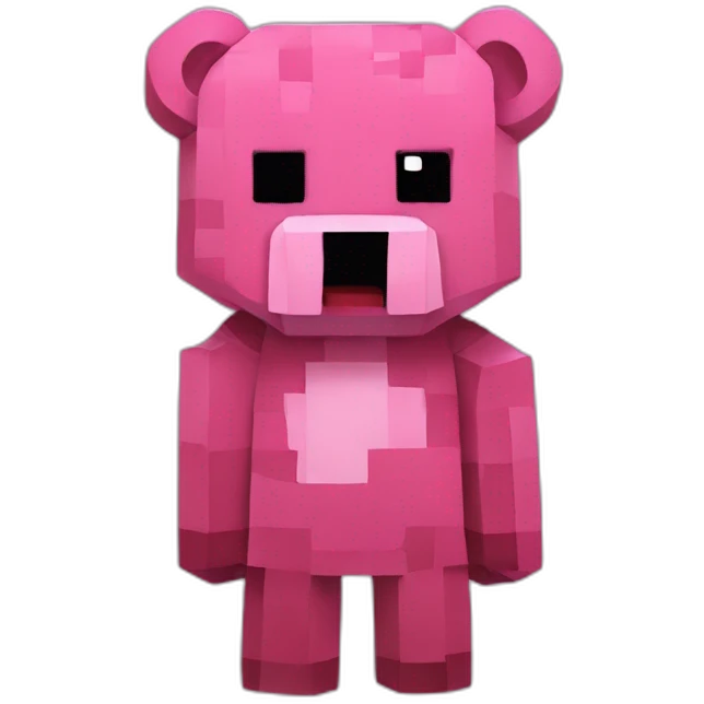 Gloomy bear minecraft emoji