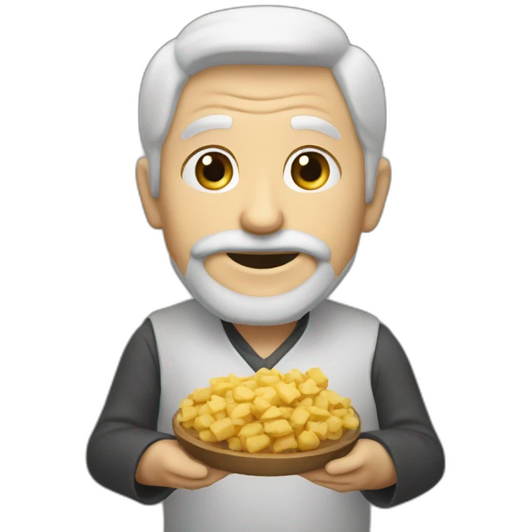 Alter Mann mit Glatze emoji