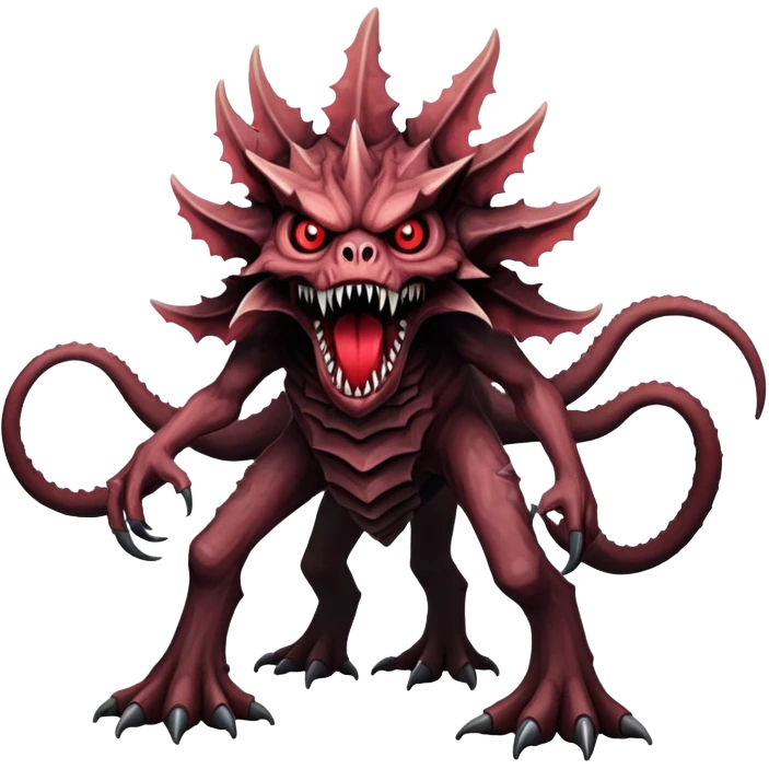 Monster from stranger things emoji