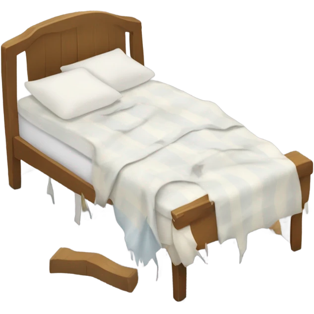Broken bed emoji