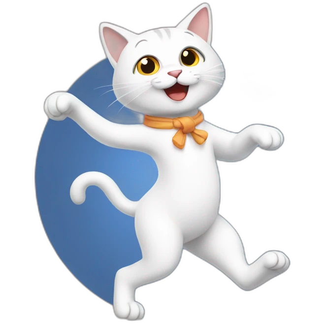 dancing cat emoji