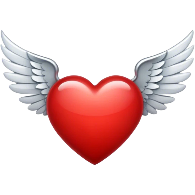 Heart with wings emoji