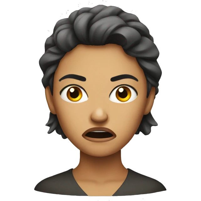 Woman angry emoji