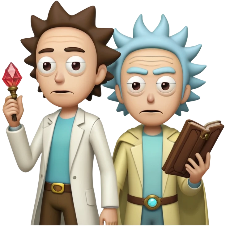 Rick and Morty D&D emoji