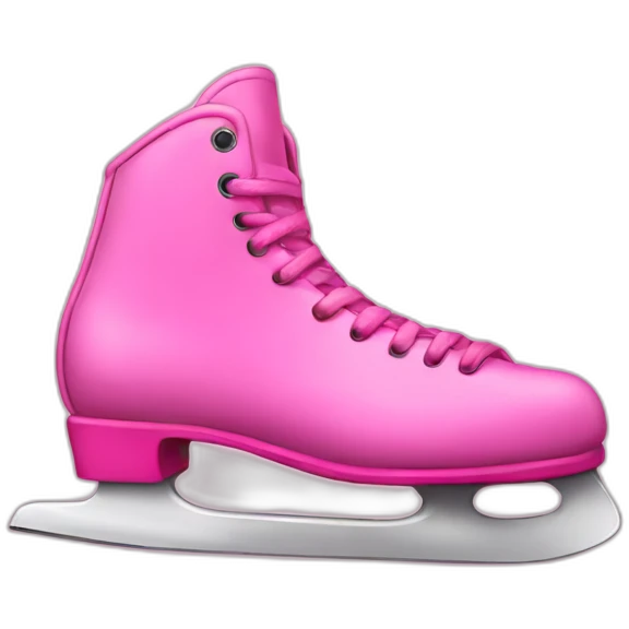 pink skate emoji