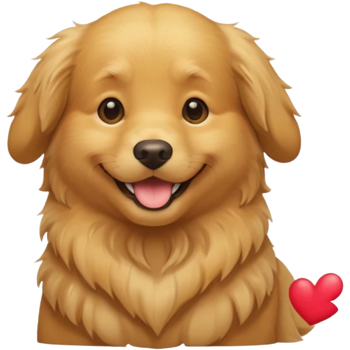 golden dog  emoji