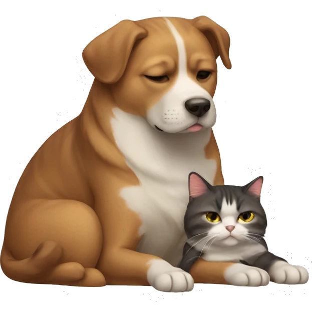dog cat ZZZ emoji