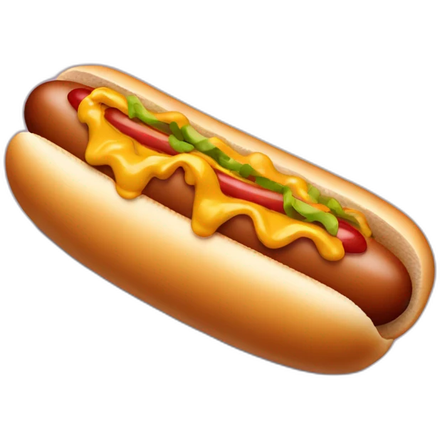 hot-dog emoji