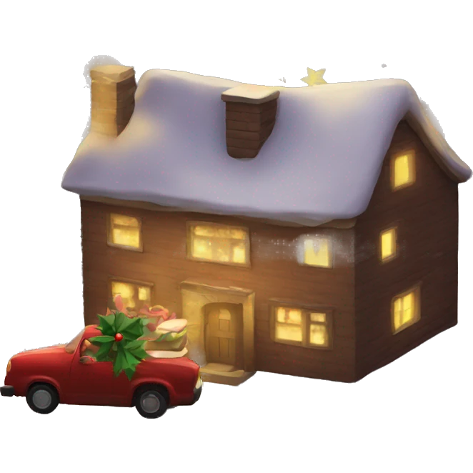 Christmas night  emoji
