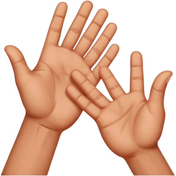 Slapping someone's face. emoji