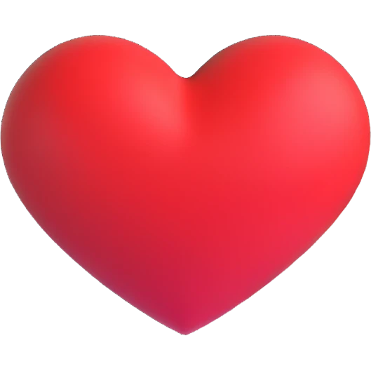 red heart emoji