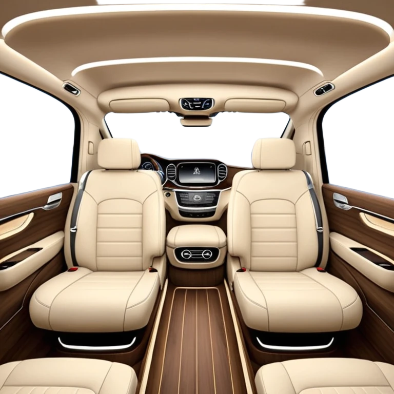 Mercedes Benz V Class Spacious cabin emoji