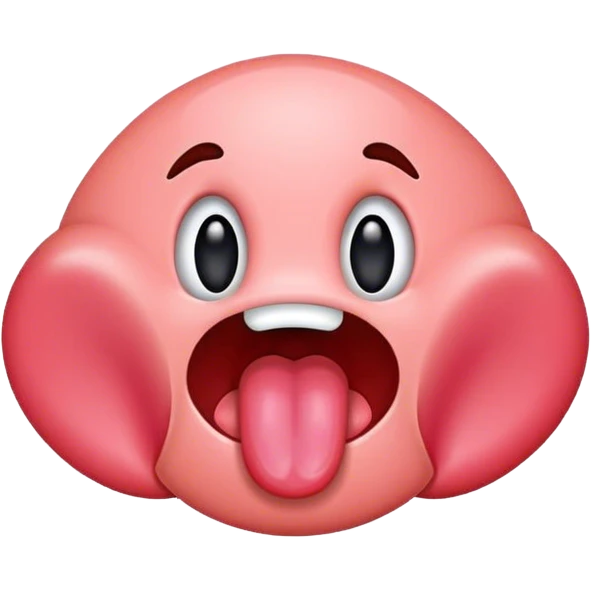 Sticking tongue out emoji