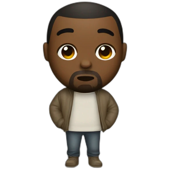 Kanye west qui sourit emoji