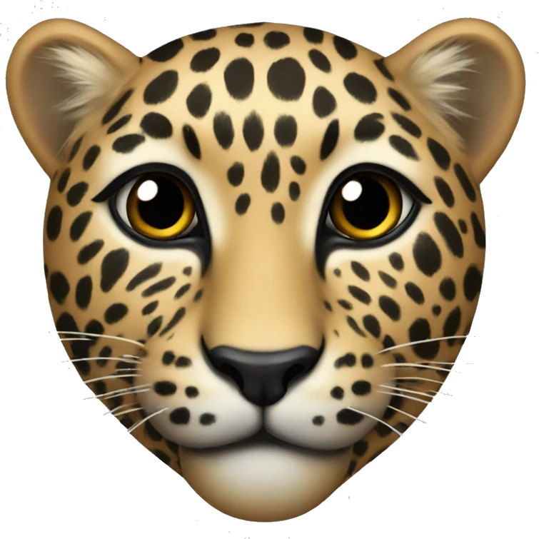leopard heart emoji