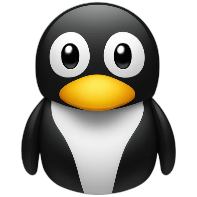 linux tux emoji