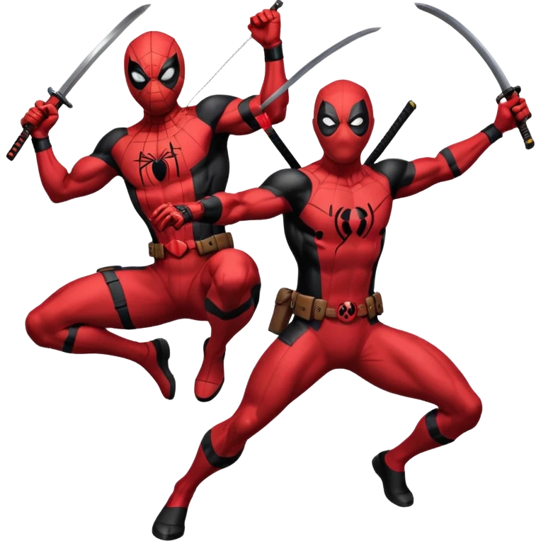 Spider-Man and Deadpool emoji