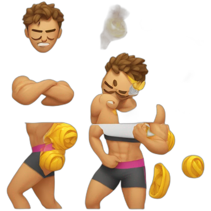 sweating-in-the-gym emoji