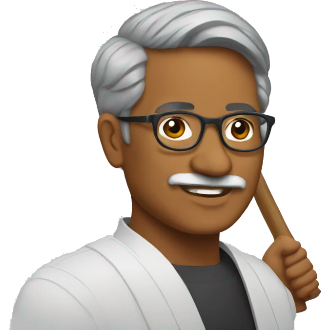 PINARAY VIJAYAN WITH COMMUNIST FLAG emoji