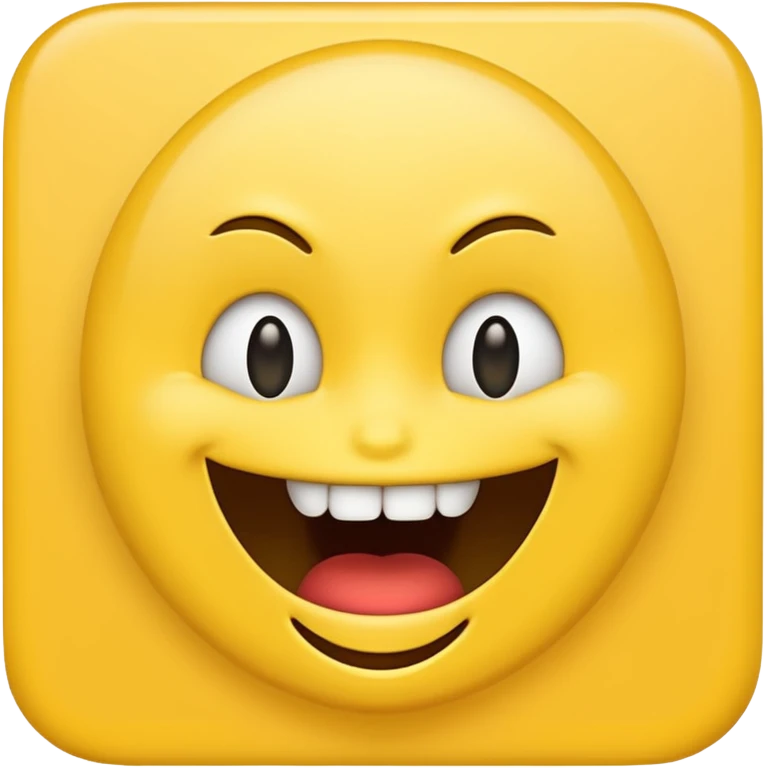 Weird creepy smile emoji emoji