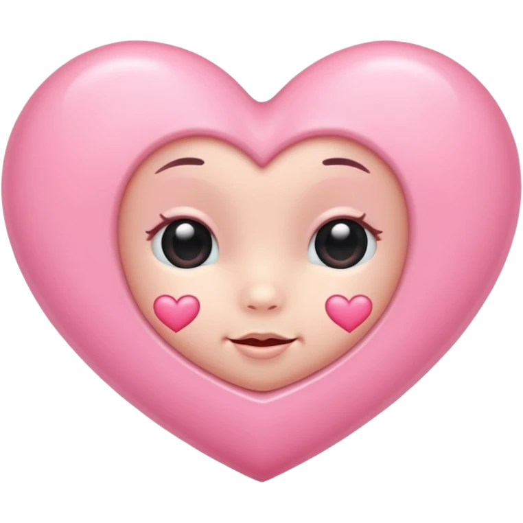 Baby Pink heart emoji