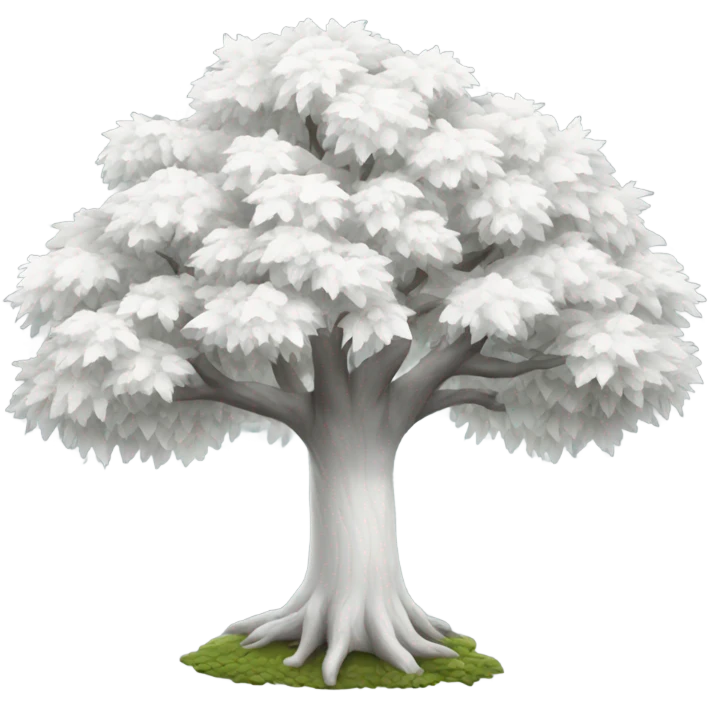 white tree emoji