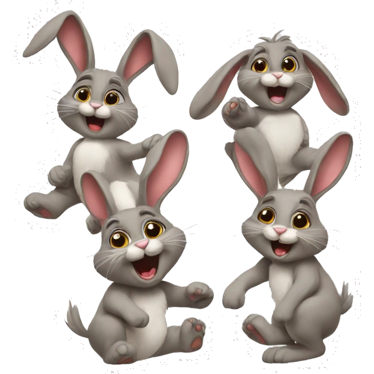 Bunny crazy emoji