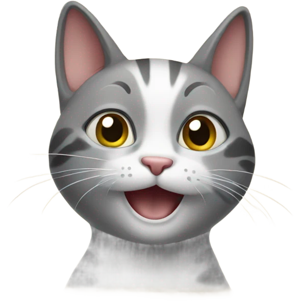 Cat waving emoji