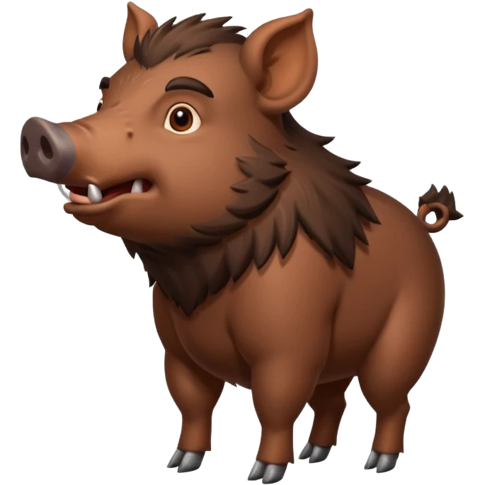 3 Legged Wild Boar emoji