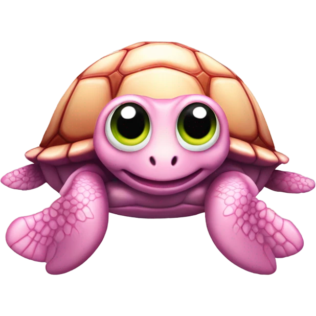 Pink sea turtle  emoji