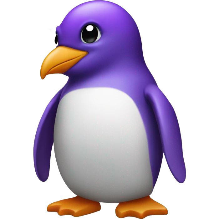 purple penguin emoji