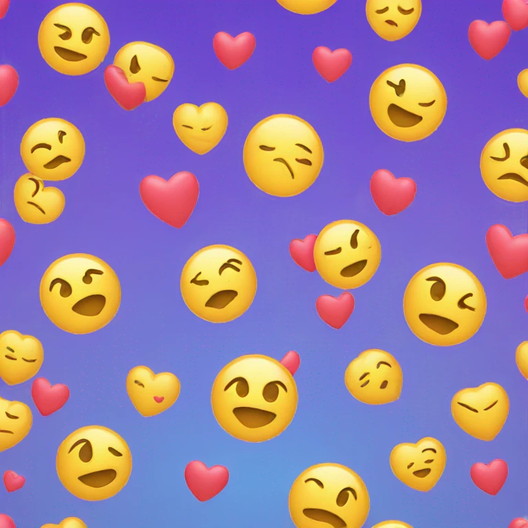 Face with hearts laser beaming out of eyes emoji