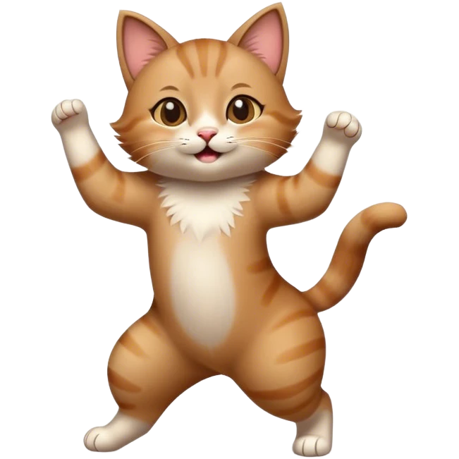 Dancing cat emoji