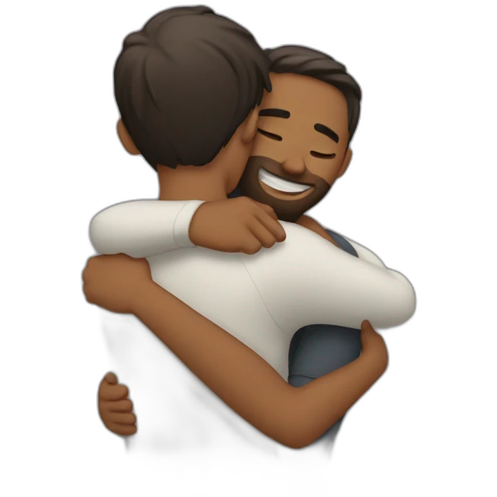Couple hug emoji