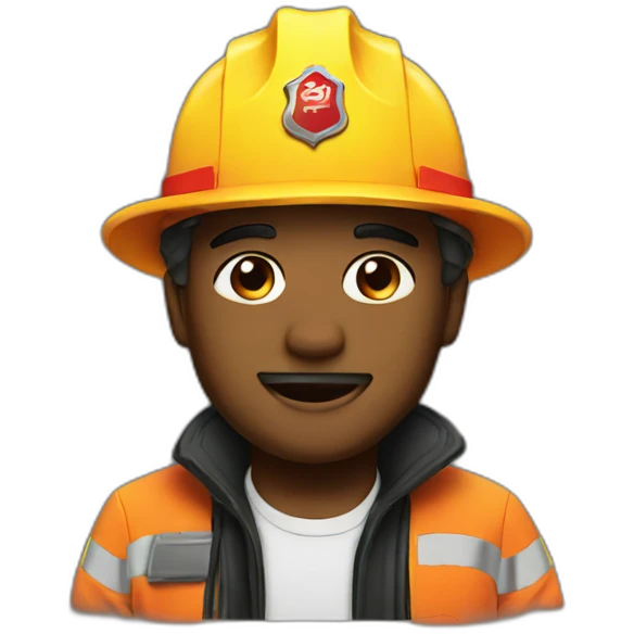 Fire man  emoji