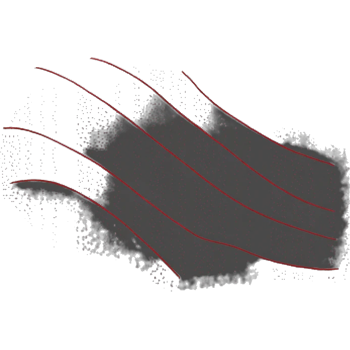 black screen with red line. emoji