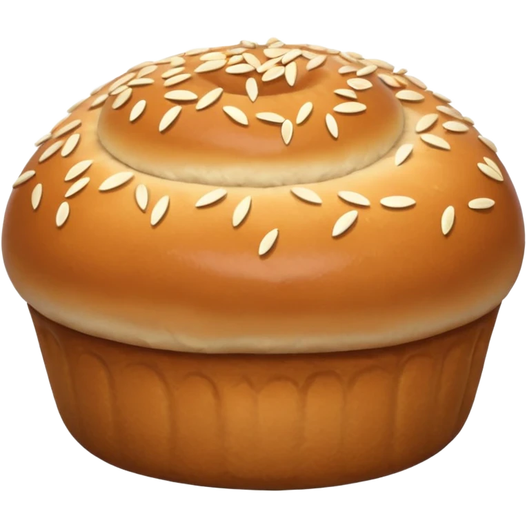 round bun or siopao emoji emoji