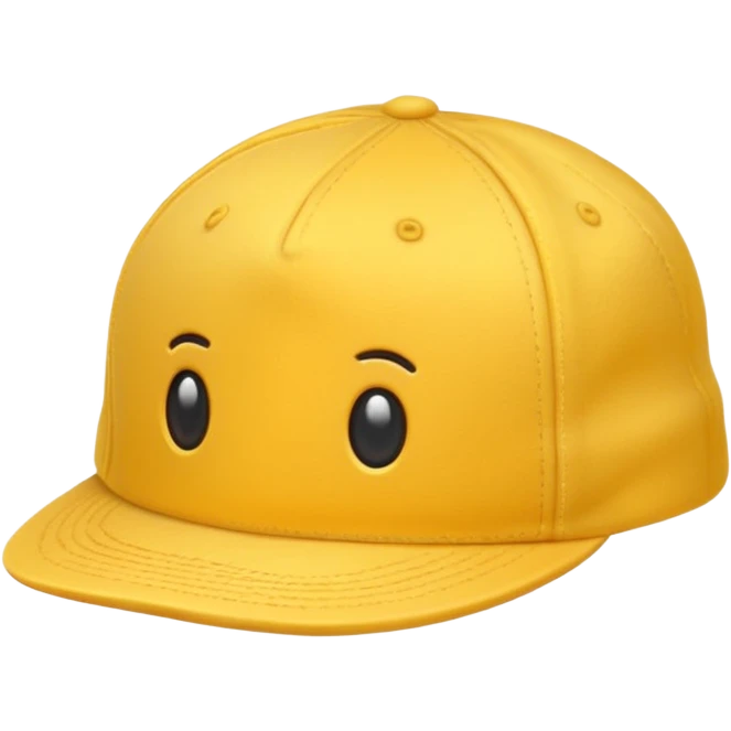cap cloth yellow emoji