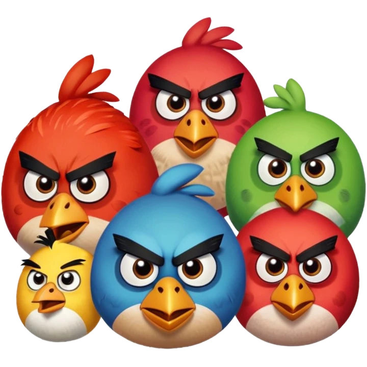 Angry birds emoji