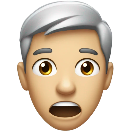  A ￼person that is mewing  emoji