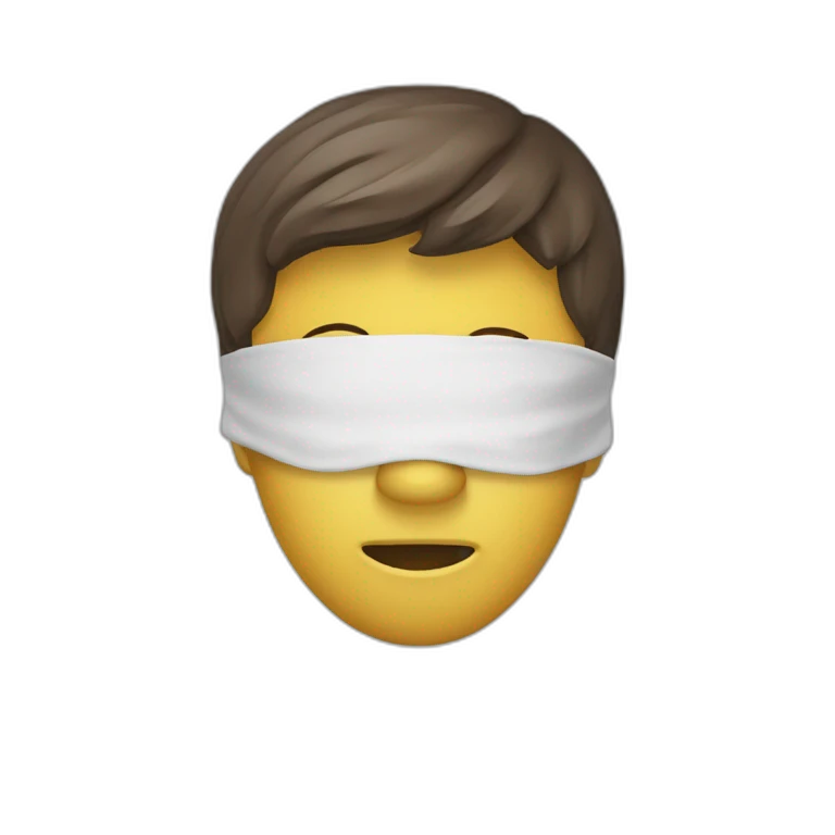 visage qui pleure avec un masque qui sourit emoji