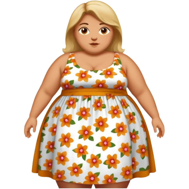 Fat woman emoji