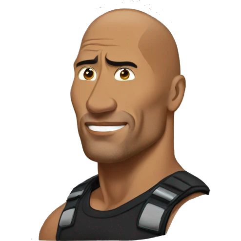 The Rock emoji