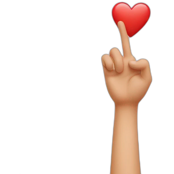 Sign of love with fingers emoji